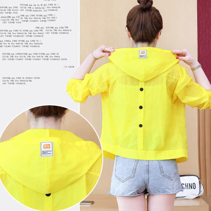 Ice Silk Summer Thin Sunscreen Suit Slim Student Short Coat UV Protection Sunscreen Clothing