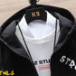 Autumn Men's Jacket Trend Workwear Jacket Youth Top Clothes Casual Hooded Gown