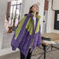 Winter Color Matching Cotton Clothes Oversize Women's Trendy Bread Clothes Korean Style Loose Ins Hong Kong Style Jacket Students