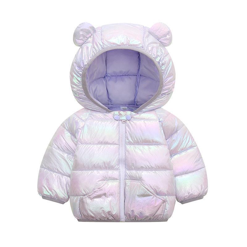 Girls' Warm Cotton Winter Clothes Lightweight Cotton Jacket Windbreaker