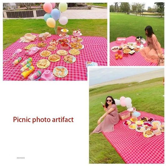 Waterproof Picnic Mat, Camping Moisture-proof Mat, Photo Beautiful Decoration, Thickened Outdoor Mat, Easy To Carry
