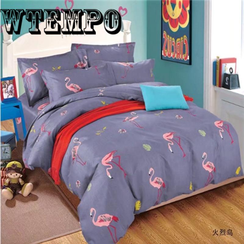 Bed Linen Set Sheet Pillowcase&duvet Cover Set Bedclothes Leaf Cover Home Bedding Sheet Set