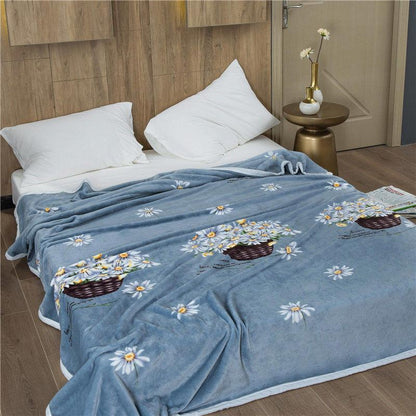 Thickened Flannel Blankets Double-sided Fleece Blankets Autumn and Winter Coral Fleece Blankets Fleece Blanket Sheets Bed Siesta Warm Blankets