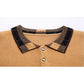 Spring and Autumn Men's Wool Sweater Shirt Plaid Collar Lapel Warm Polo Shirt Slim Top Bottom Shirt