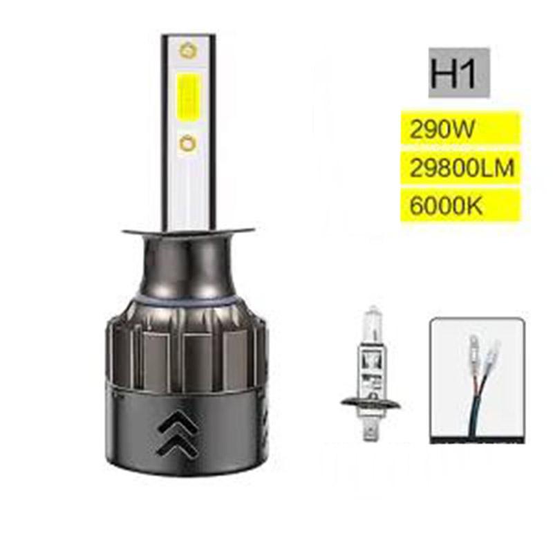 Front Lighting Car Headlights Strong Light Super Bright Car Bulb Accessories 12V24V 290W/330W H1 H4 H7 Far and Near Light Integrated 9005 9006 9012