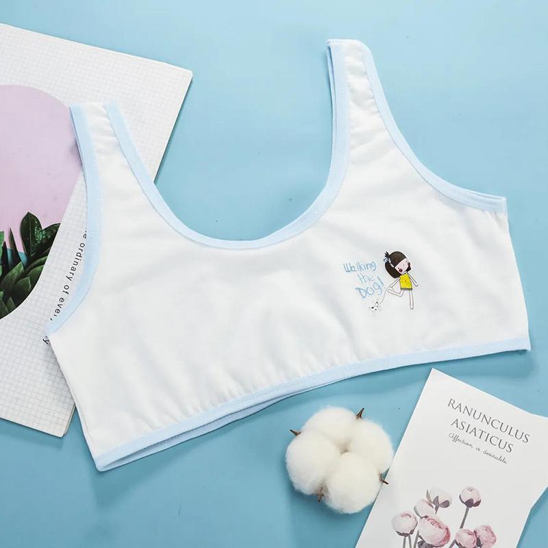 Lovely Children Girls Printing Underwear Vest Underclothes Sport Undies Bra