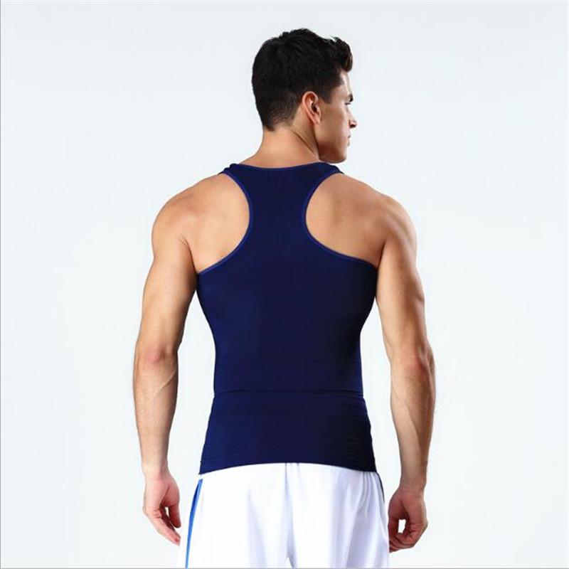 Men's Slim Body Shaper Tummy Belly Fatty Underwear Vest T Shirt Corset Shapewear Abdominal Belt