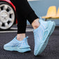 Fashion Ladies  All-match Casual Sports Shoes Spring and Summer Outdoor Running Breathable Clearance Shoes Thick-soled Height-increasing Shoes