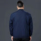 Spring and Autumn Large Size Loose Men's Autumn Middle-aged Fat Casual Jacket Thin Coat