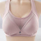 Full Cup Gathered Anti-sagging Vest Bra Without Steel Ring Sexy Chest Lift Thin Simple Breathable Bra