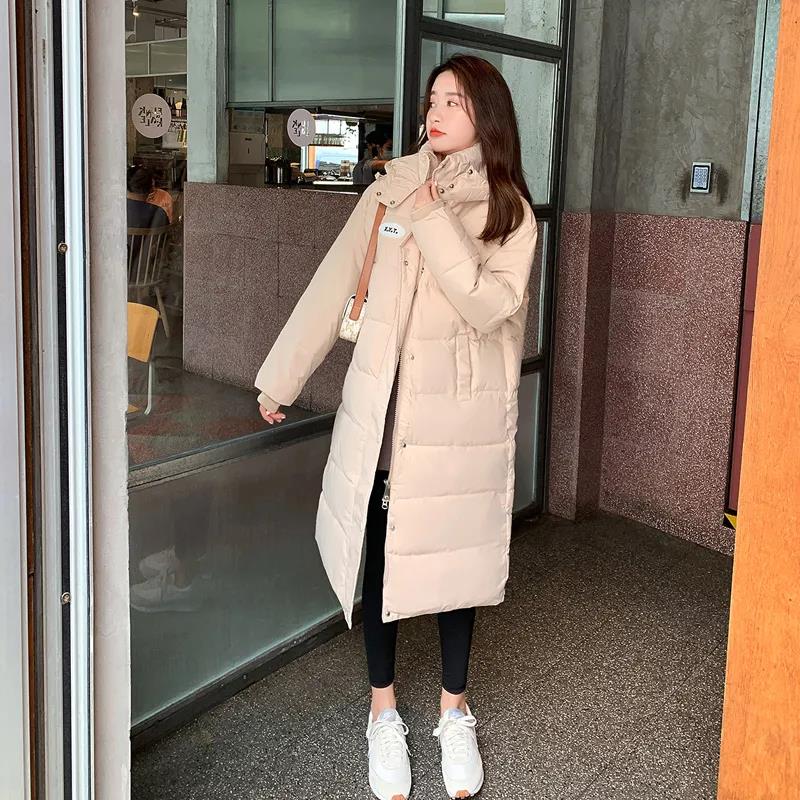 Down Coat Cotton-padded Jacket Women's Padded Jacket Mid-length Winter Coat Women Korean Style Loose Winter Clothes