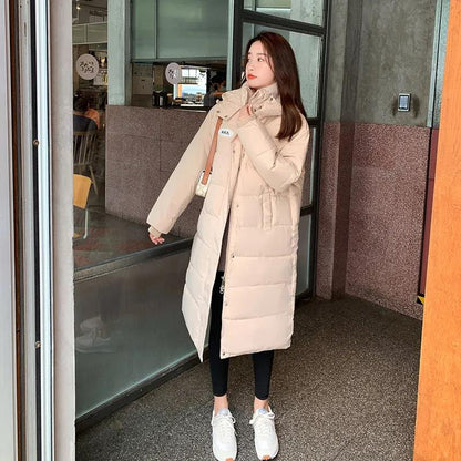 Down Coat Cotton-padded Jacket Women's Padded Jacket Mid-length Winter Coat Women Korean Style Loose Winter Clothes