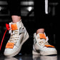 Plus Size39-45 Men Sneakers Leather Breathable Shockproof Running Basketball Shoes Non-slip Shoes