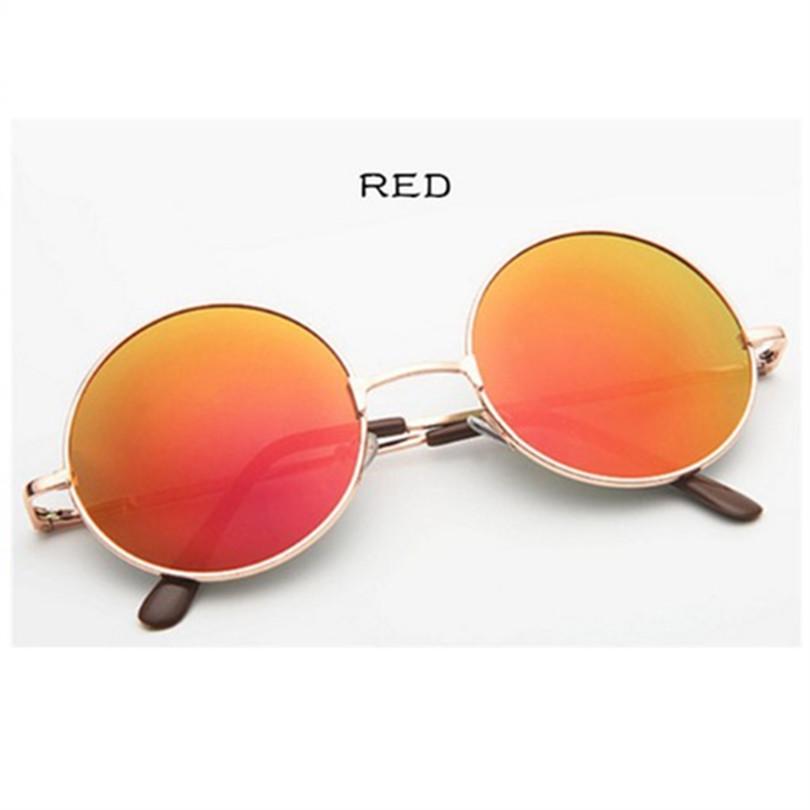 Mirrored Retro Round Sunglasses Men Women Brand Designer Female Male Sun Glasses Men's Women's Vinta