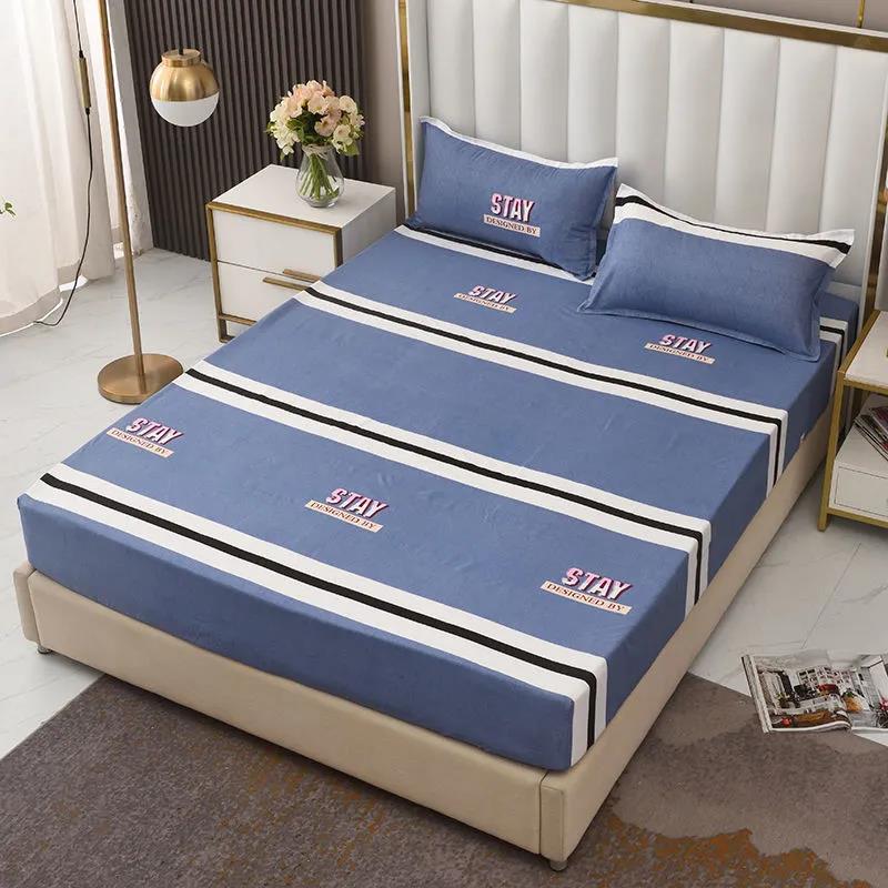 Non-pilling Bed Cover One-piece Non-slip Fixed Bed Cover Simmons Mattress Dust-proof Protective Cover Fully Surrounded