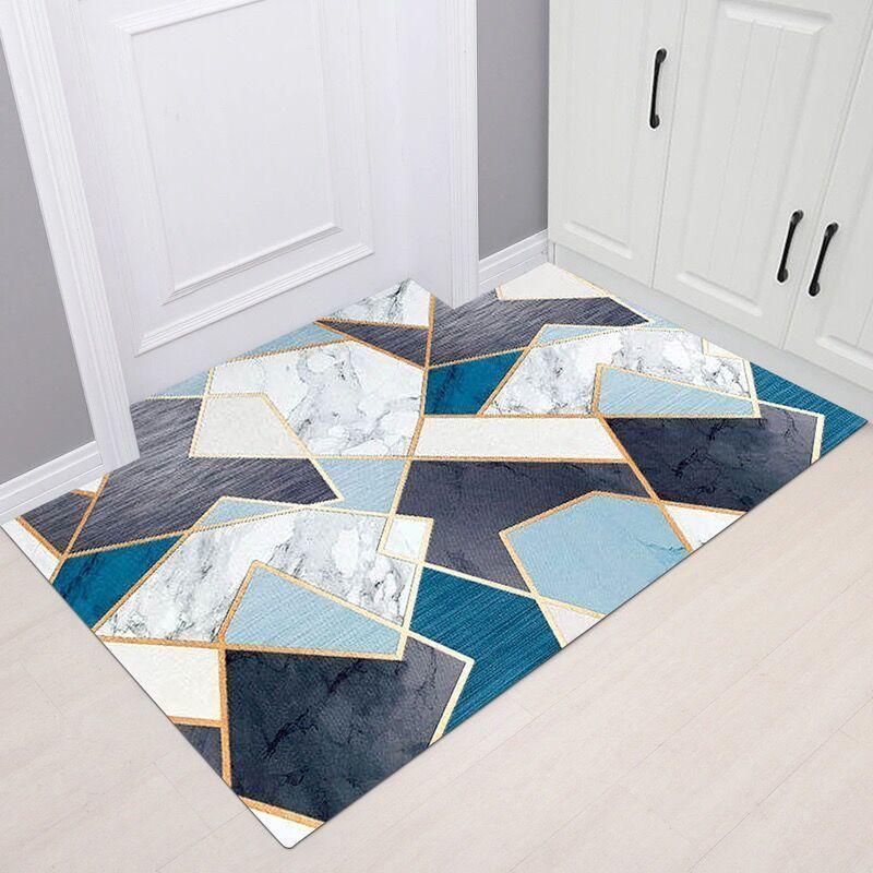 Door-to-door Floor Mats Oil and Water Absorption Long Kitchen Floor Mats Bathroom Bedroom Anti-slip Mats Carpet Door Mats