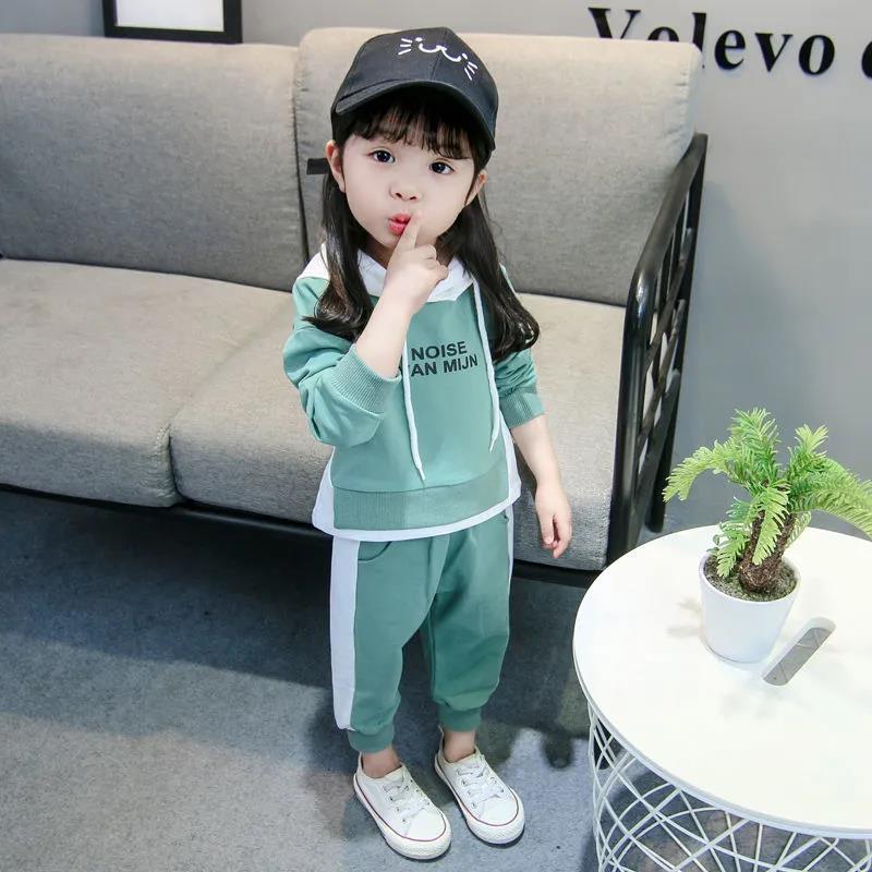 Girls and Boys Suits Spring and Autumn Clothes Children's Sports Sets Children's Clothes Two-piece Korean Sweaters