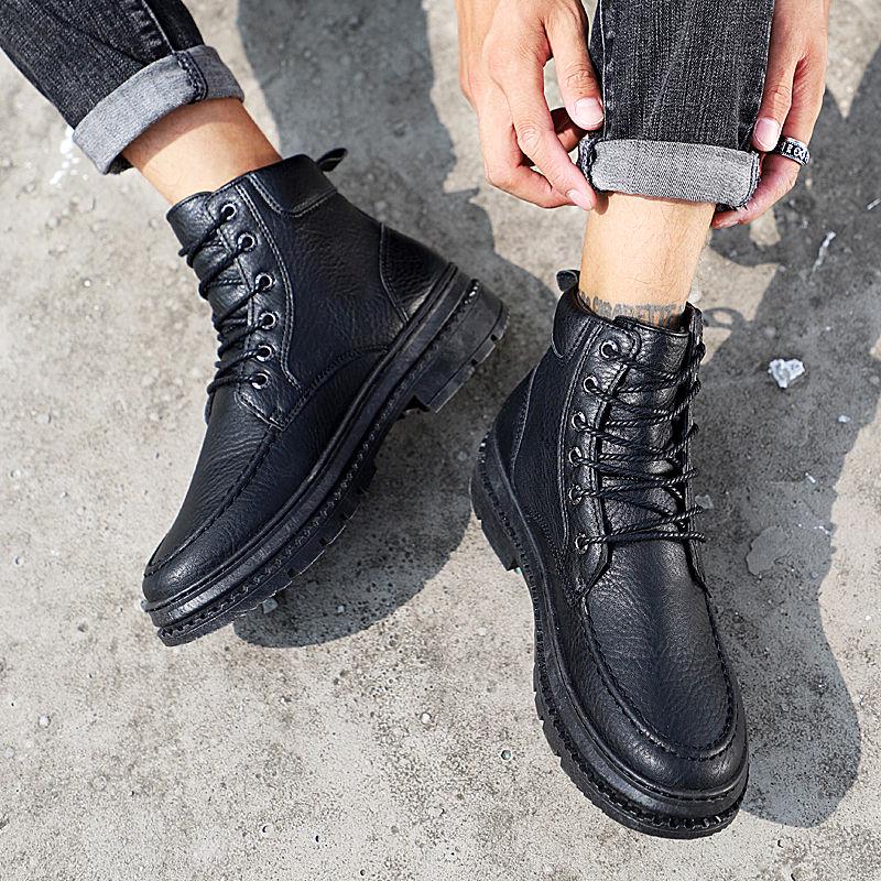 Martin Boots Men's High-top Casual Shoes All-match Retro Boots Autumn Ankle Boots Men's Sneaker
