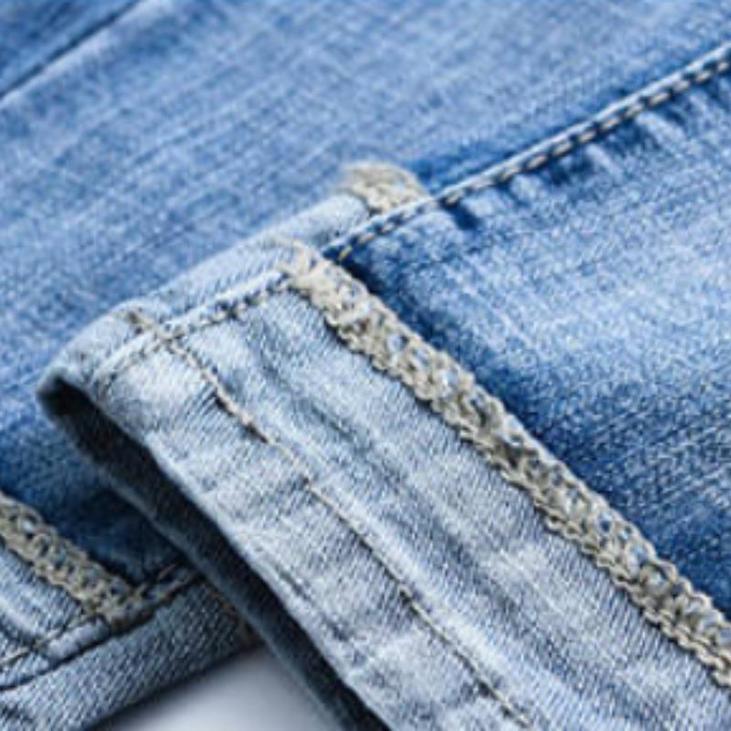 Jeans Women's Nine Points Pencil High Waist Skinny Feet Spring and Autumn Korean Style Thin Stretch Slim Pants