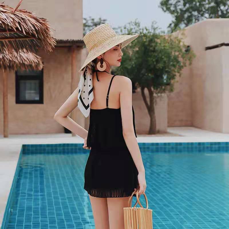 Swimsuit Women Cover Belly Slimming Two-piece Swimwear Beach Swimming Swimwear Sexy Cute Two-piece Ladies Swimwear