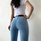 Large Size Sexy Skinny Hip Summer Jeans Women's High Waist Slim Elastic Peach Hip Denim Pants Casual Leggings Pencil Pants Denim Trousers XS to 5XL