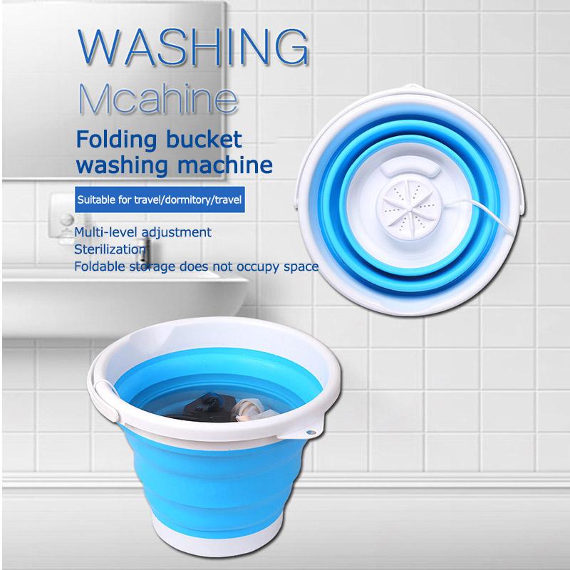 Turbo Washing Folding Washing Machine Portable Dehydrating Mini Household Small Baby Dormitory Underwear Washing Socks Artifact