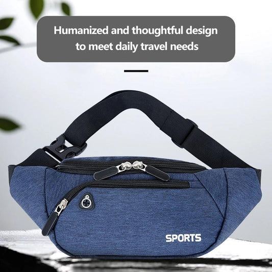 Sports Pockets Running Mobile Phone Pockets Men and Women Outdoor Waterproof Ultra-thin Small Belt Shoulder Bag Glasses Wallet Storage Bag