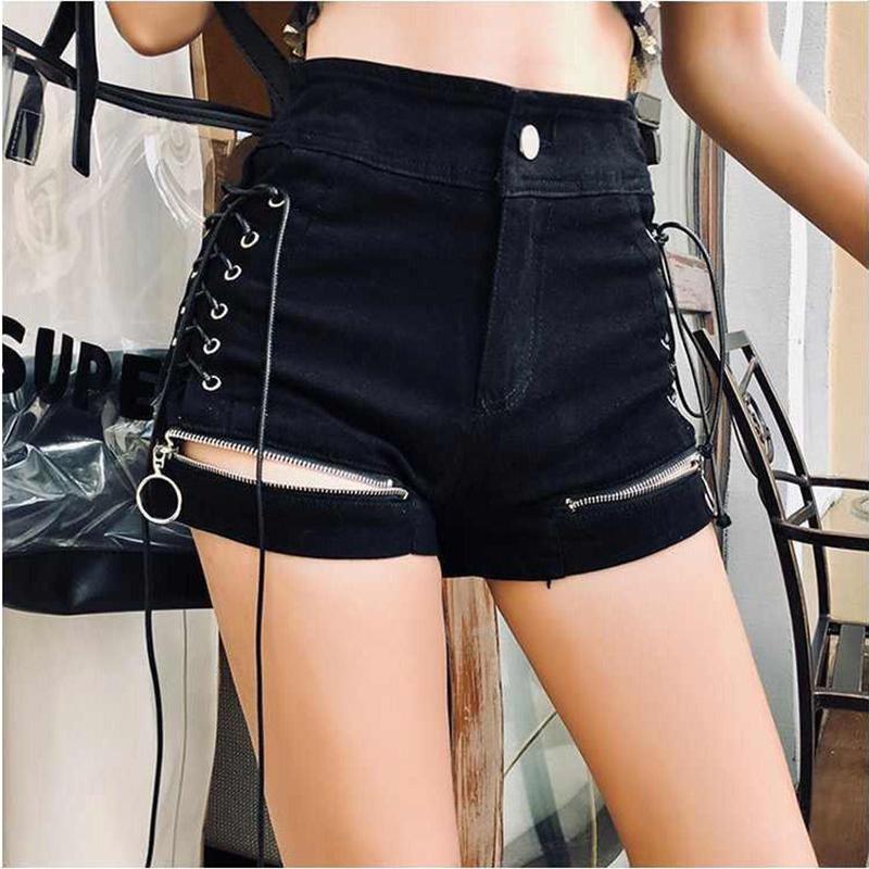 Denim Shorts Women Summer High Waist Sexy Shorts Plus Size Women's Clothing