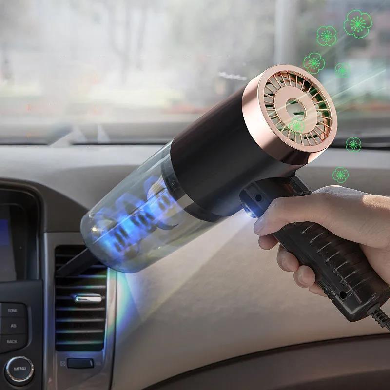 12000Pa Car Vacuum Cleaner Portable Handheld Vacuum Cleaner Cigarette Lighter Head  Wet & Dry Cleaner