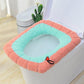 Extra-large Toilet Seat Household Toilet Seat Cushion Thickened Warmth Love Toilet Seat Cover Washable Toilet Seat Universal
