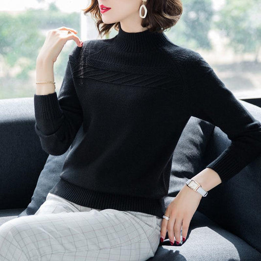 Spring and autumn casual wear short sweater sweater long-sleeved sweater fashion women's clothing