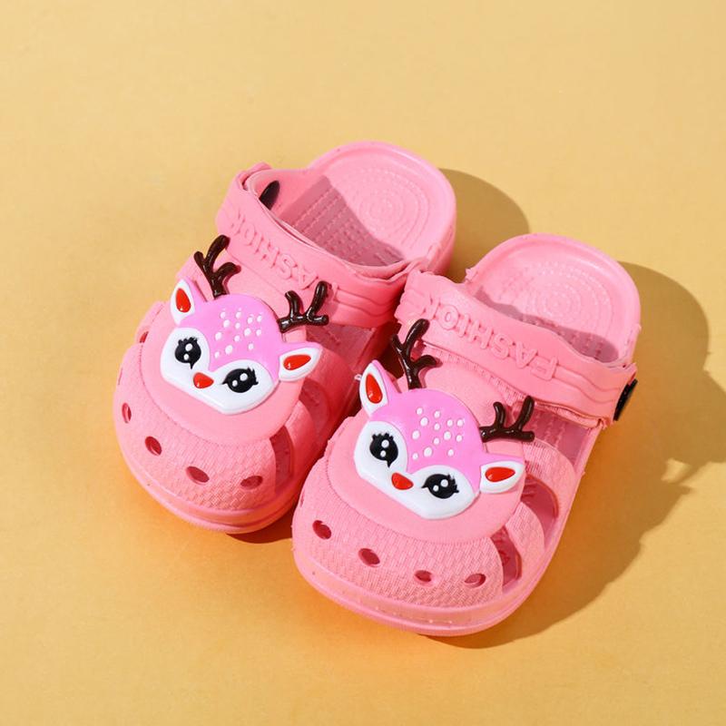 Handsome Children's Spring and Autumn Slippers for Boys and Girls In Summer Non-slip Cute Baby Toddler Shoes Soft Sole Baotou Sandals