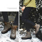 Leather Snow Boots Men Winter Plus Velvet High-top Boots Waterproof Non-slip Warm Work Boots