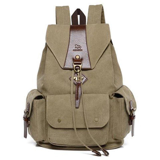 Men Male Canvas Backpack Casual Rucksacks Laptop Backpacks College Student School Bag Backpack Women