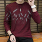 Men's Sweaters Plus Velvet Thickening Autumn Men's Long-sleeved Men's Trend Loose Sweatshirts