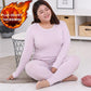 Add Fertilizer To Increase Thermal Underwear Ladies Pajamas Plus Velvet Thick Fat Plus Size Autumn Clothes Long Pants