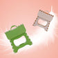 Folding Plastic Stool Household Thickened Square Bench Shoe Change Seat Portable Low Stool Child Seat