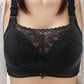 Full-cup Large-size Thin Anti-glare Tube Top Underwear Women's Gathered Breasts Non-magnetic Non-wireless Adjustable Breathable Bra