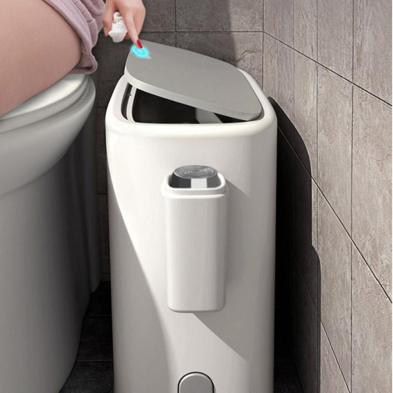 Kitchen Trash Cans Household Toilets Toilets Press Type Narrow Living Room Light Luxury Paper Buckets