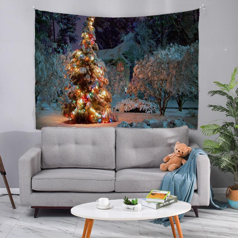 Christmas Tree Tapestry Bedroom Dormitory Wall Decoration Simple Wall Tapestry
