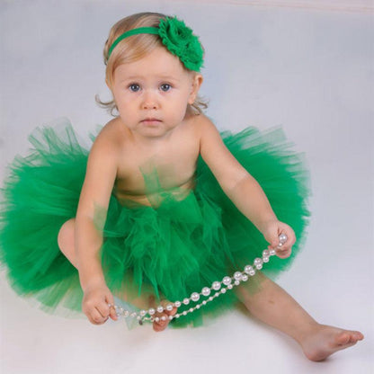 Baby Girls Tulle Bloomers Infant Newborn Diapers Cover 3pcs Short Skirts+Headband Set Skirt Girls Skirts Rainbow Skirt