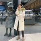 Over The Knee Mid-length Cotton Women's Jacket Winter Cotton Jacket Thick Cotton Jacket Loose Bread
