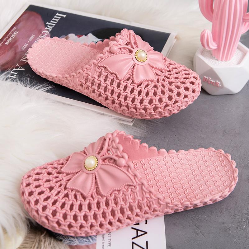 Baotou Women's Slippers Summer Hole Slippers Home Wear Beach Shoes All-match Light and Comfortable Slippers