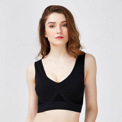 Non-wire Bra Thin Large Size Women's Underwear Student High School Small Bra Sports Seamless Vest Inner Wear and Outer Wear
