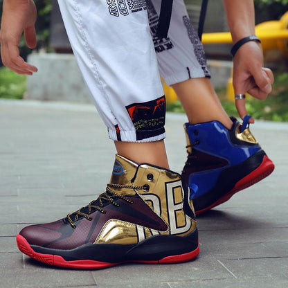 39-47 Men Shockproof Basketball Shoes Sneakers Wear-resistant Lightweight Breathable Running Shoes