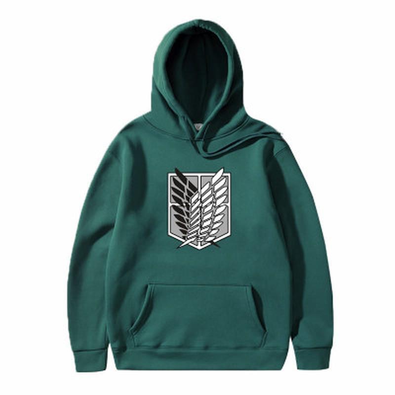 Japanese Anime Graphic Hoodies Attacking Titan Kawaii Attack on Titan Harajuku Sweatshirt 11 Colors