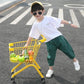 Boys' Suits Children's Clothing Two-piece Suit  Summer Fashion Children's Korean Style Handsome Casual Short-sleeved