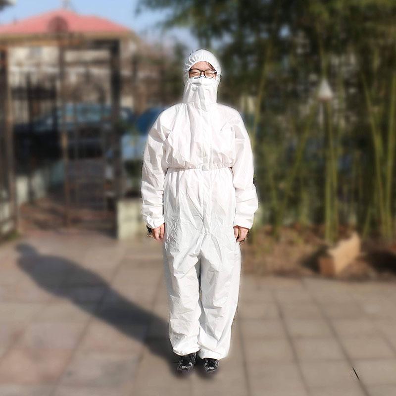 Protective Clothing Isolation Clothing Antivirus Waterproof Nonwoven Fabric Protective Suit
