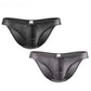 Men's Ice Silk Briefs Thin Section Mesh Eye Transparent Sexy Panties