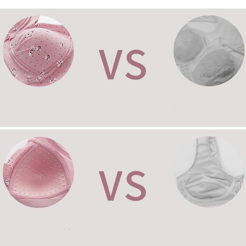 Oversized Women's Underwear Full Cup Adjustable Underwear Mom Comfort Bra Receiving Deputy Milk Thin Bra